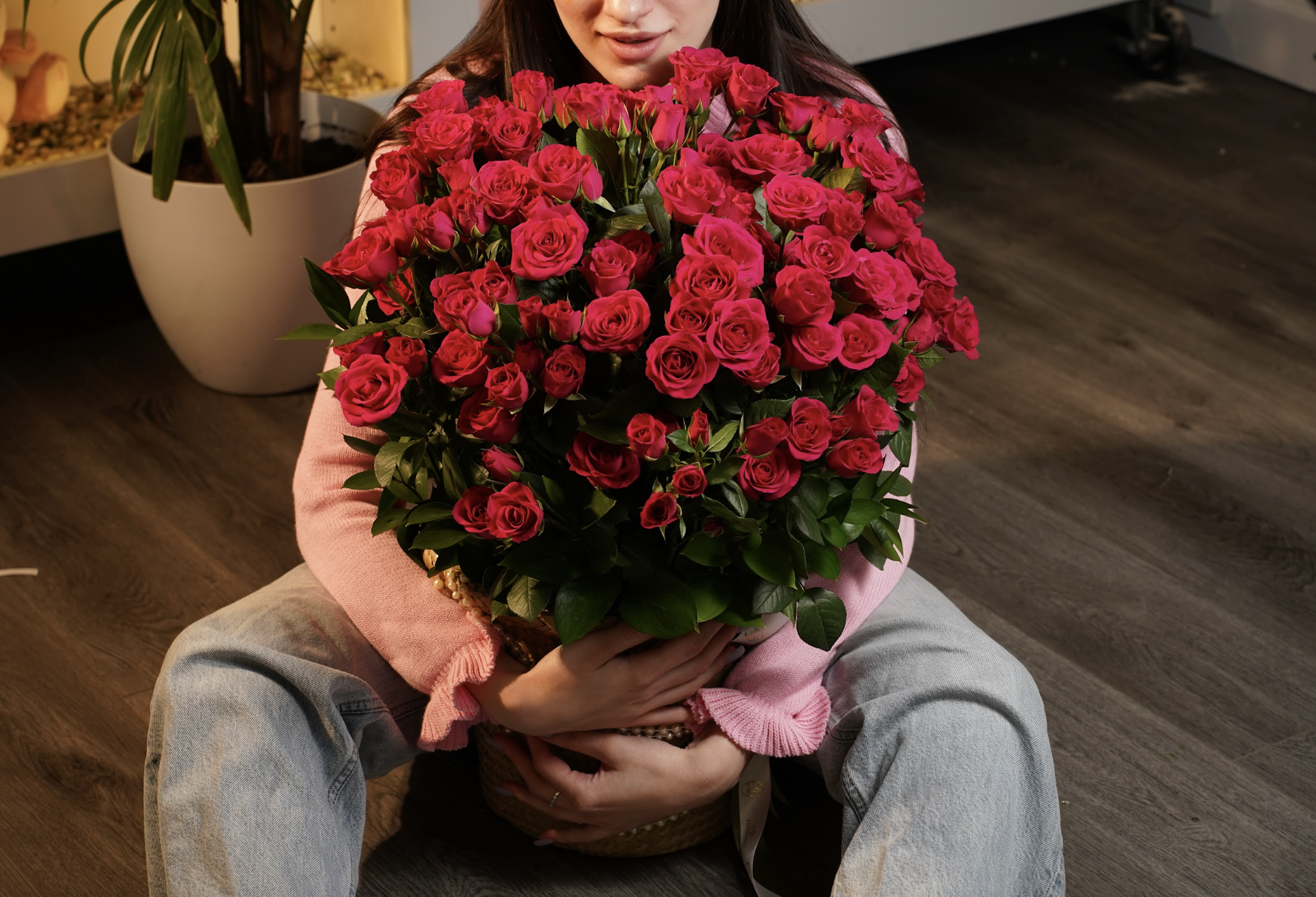 30 Premium Pink Spray Roses